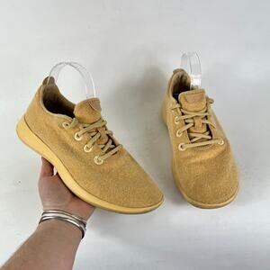 Allbirds Wool Runners women's 9 Lux Beige Cozy Comfort Cushioned Lace-Up Shoes